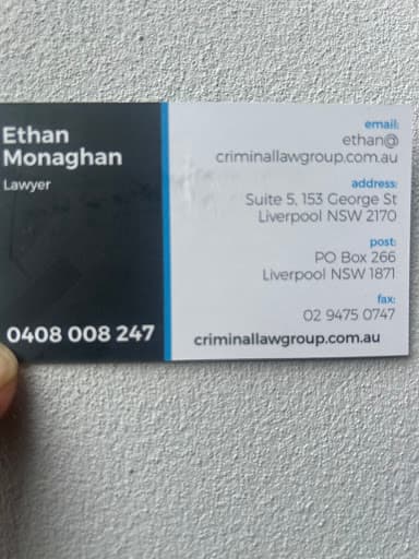 Criminal Law Group - Sydney Criminal & Traffic Lawyers 🥇 — Customer photo