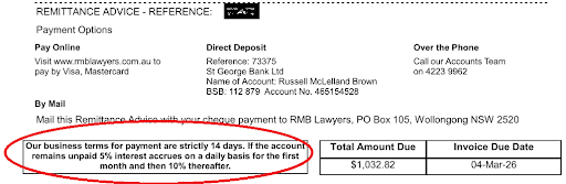 RMB Lawyers Nowra — Customer photo